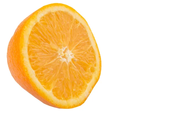 Slices Orange Fruit White Background — Stock Photo, Image