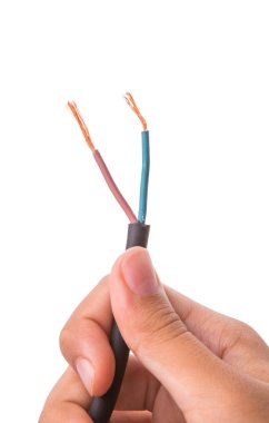 Elektrik telleri Holding maruz