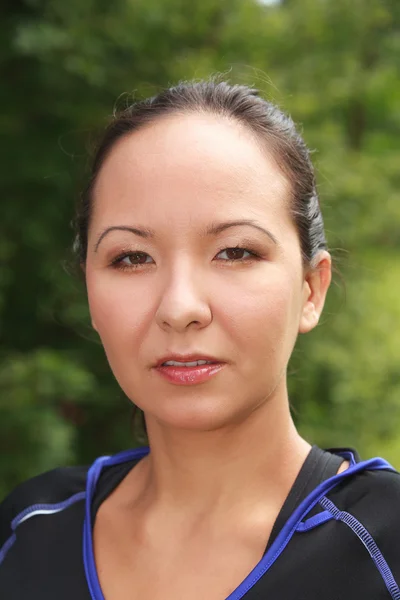 西伯利亚女子肖像 — 图库照片