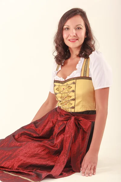 Integrierte Frau in Bayern — Stockfoto