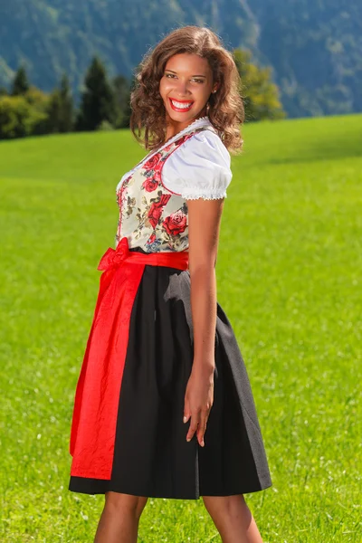 Jovem brasileiro como Beleza da Baviera — Fotografia de Stock