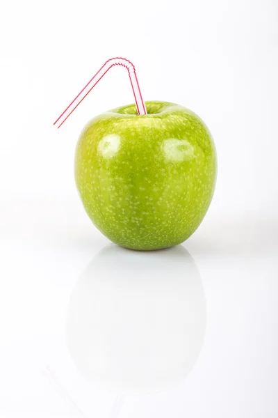 Sok jabłkowy prawdziwe — Zdjęcie stockowe