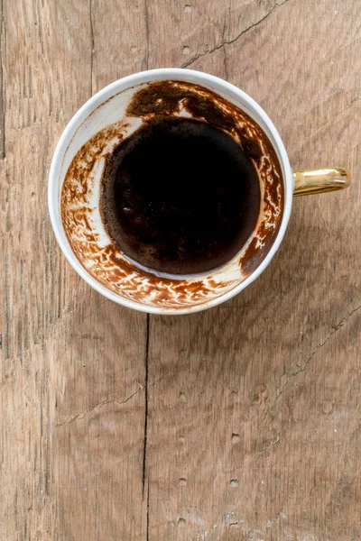 Adivinación Formas Café Turco Molido Taza Para Adivinación Que Tradición — Foto de Stock