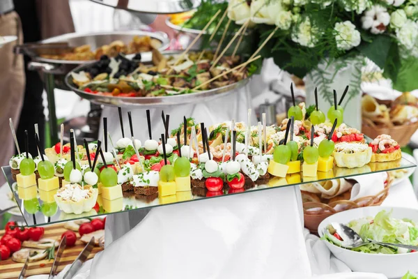 Lot of canape — Stock Photo, Image