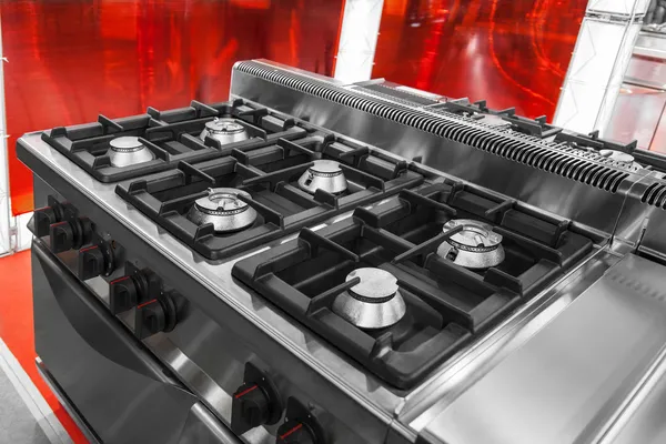 Modern gas hob — Stock Photo, Image