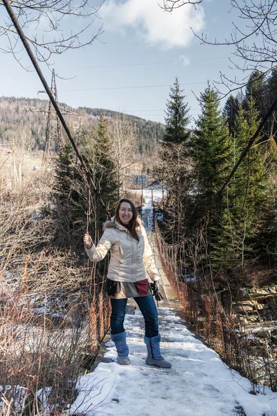 Portrét usměvavé ženy — Stock fotografie