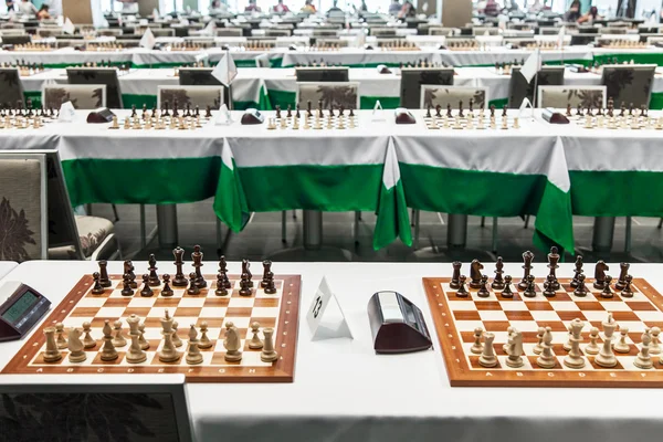 起始国际象棋锦标赛 — 图库照片