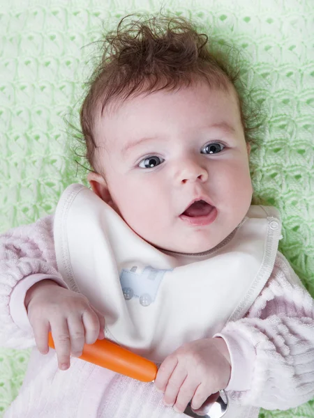 Portrait of little girl — Stock Photo, Image