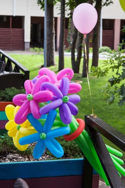 Form çiçek şekilli balonlar — Stok fotoğraf
