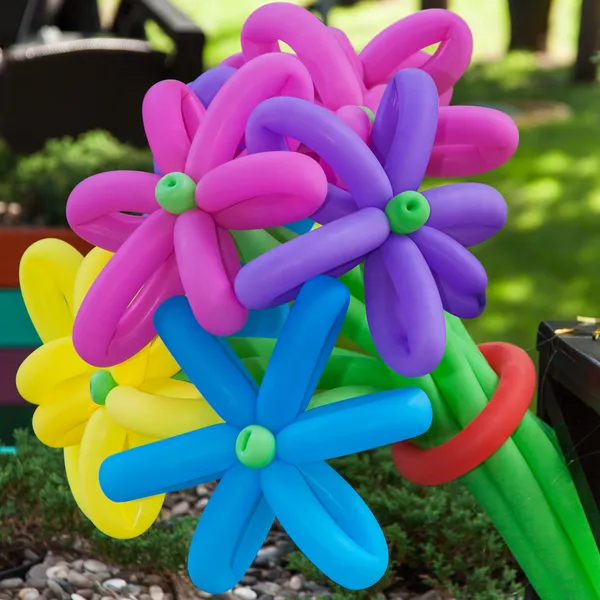 Globos en forma de flor —  Fotos de Stock