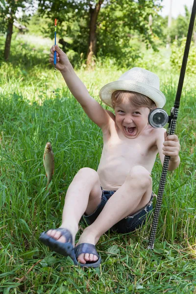 Young fisherman — Stock Photo, Image