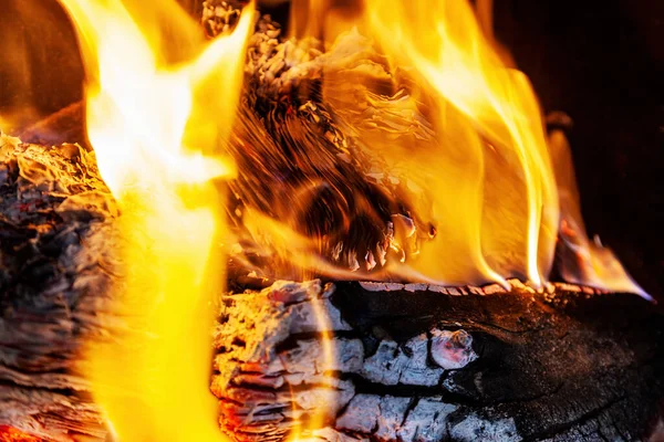 Hořící Papír Krbu Oheň Popel — Stock fotografie