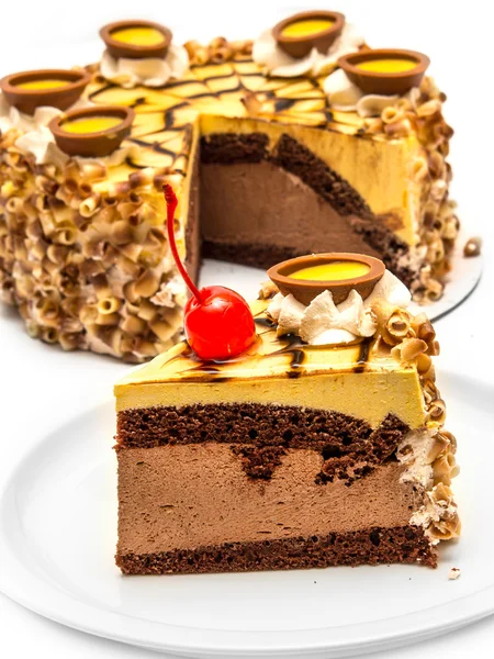 Torta al cioccolato — Foto Stock