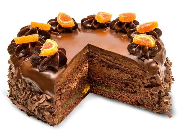 Torta al cioccolato — Foto Stock