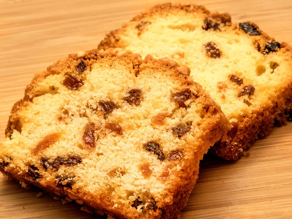 Cake met rozijnen — Stockfoto