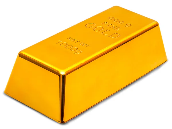 Gold ingot — Stock Photo, Image