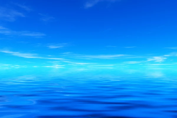 Blue sea and sky — Stock Photo, Image