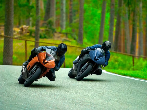 Motorkerékpár-versenyző — Stock Fotó