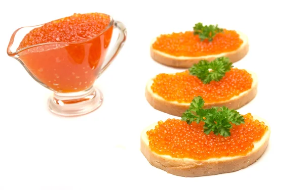 Caviar rojo —  Fotos de Stock