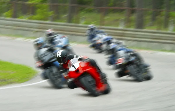 Motorradrennen — Stockfoto