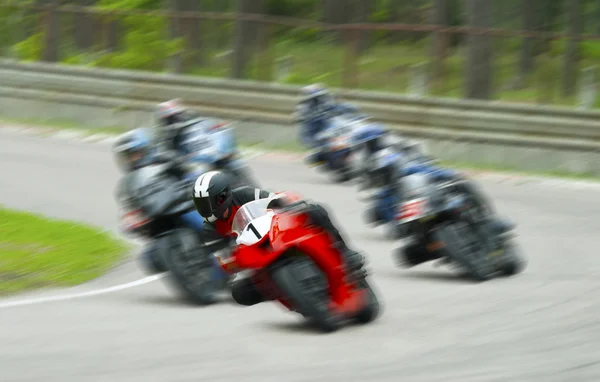 Course de moto — Photo