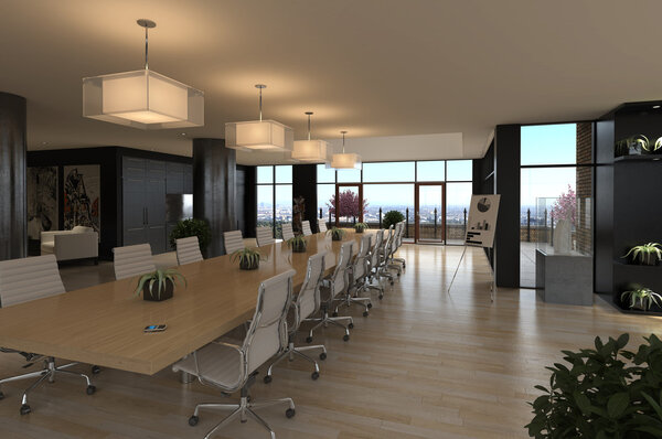 современный офис