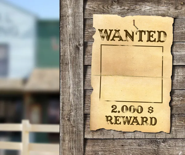 Wanted Poster — Stock Photo, Image