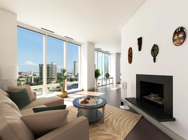 Modernes Penthouse — Stockfoto