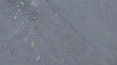 Eski apartman. Yaşlı bayanın dış görünüşü. yıkılan bina. Kırık mimari. Sovyet evleri. Sovyet mimarisi.