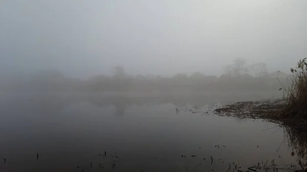 Природний Ландшафт Водою Захід Сонця Схід Сонця Воді Прекрасна Річка — стокове фото