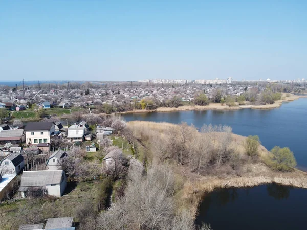 Краєвид Водою Зверху Вид Повітря Піщаний Пляж Океан Хвилями Фото — стокове фото