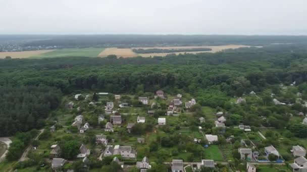 Górne Pole Widzenia Krajobraz Dronów Ukraina Piękny Krajobraz Góry Prosto — Wideo stockowe