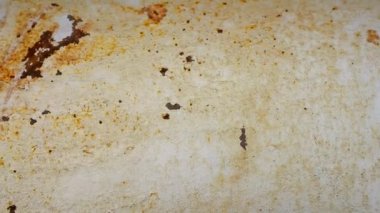 Pas dokusu. Paslı metal. Gümüş metal dokusunda pas.