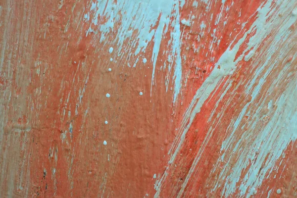Абстрактний Синьо Червоний Фон Пензлики Текстура Металу Фарбувати Смуги Шматочки — стокове фото