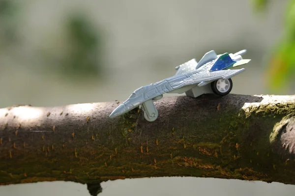Toy Fighter Aircraft Combat Aircraft Aviation Plane Crash Wings Turbines — Photo