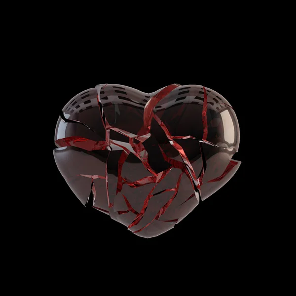 Abstract Broken Heart — Stock Photo, Image