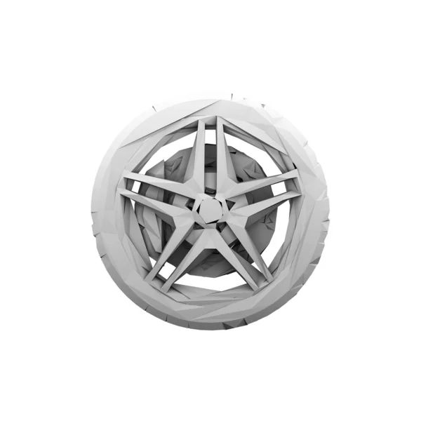Abstract Car Wheel — Stock Photo, Image