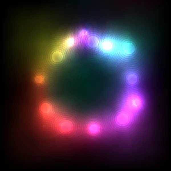 Abstracte kleurrijke magic gloed licht. vector — Stockvector