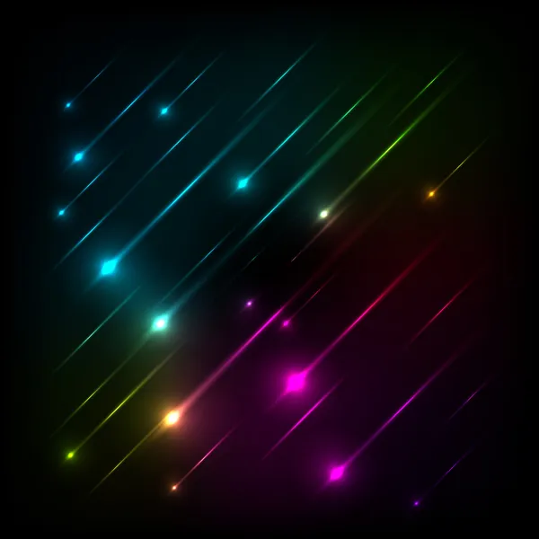 Vecteur de fond lumineux coloré abstrait — Image vectorielle