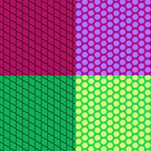 Abstracte naadloze kleurrijke patronen. vector — Stockvector