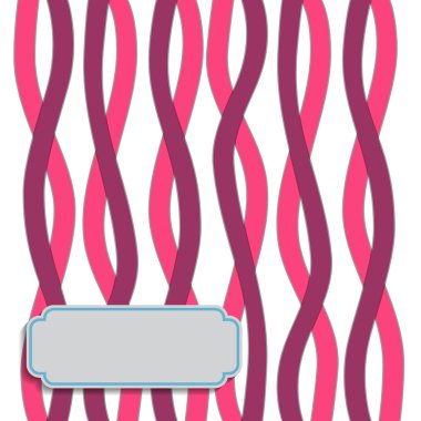 etiketli metin için desenli. vektör