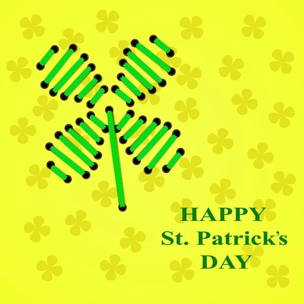 Feliz día de San Patricio. Vector — Vector de stock