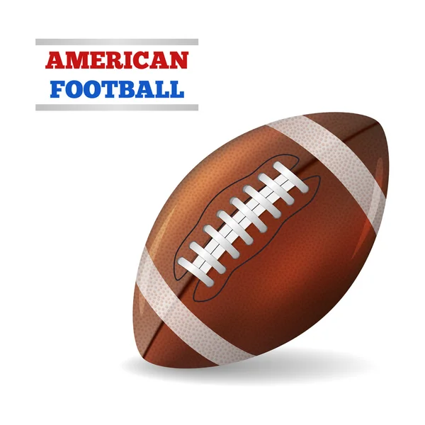 American Football. Vector — Stock Vector