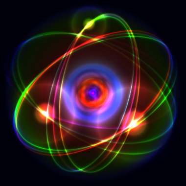 Atom. Vector Illustration