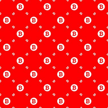 Bitcoin Kusursuz Düzen Louis Vuitton Supreme Style. Vektör illüstrasyonu