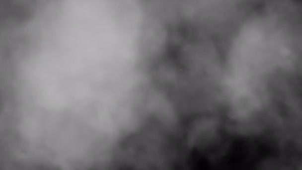 Animación de humo sobre fondo transparente con Alpha Channel 4K Ultra HD — Vídeo de stock