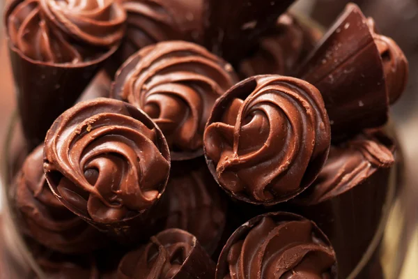 Chocolate praline candy — Stock Photo, Image