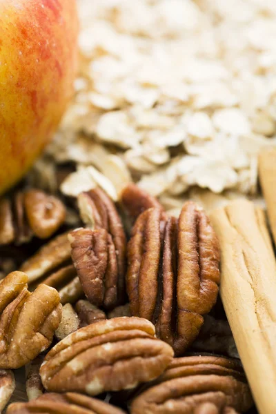 Pecannoten voor het bakken — Stockfoto