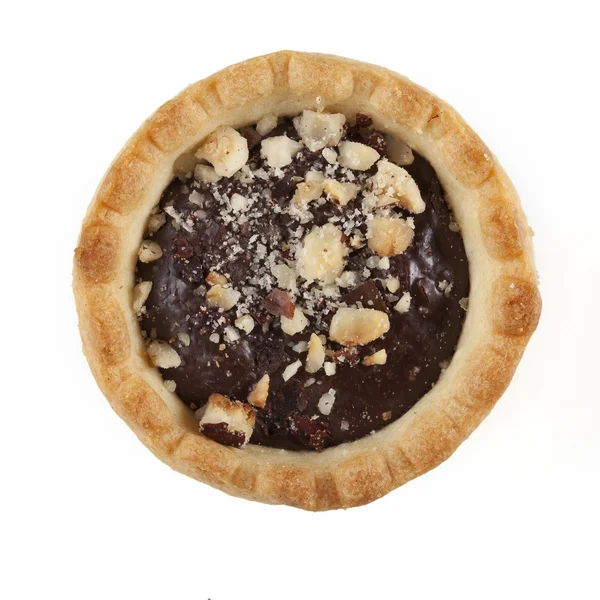 One Chocolate Tart — Stock Photo, Image