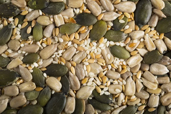 Mistura de sementes saudável — Fotografia de Stock